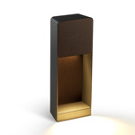 Lab Outdoor Bollard Light - Graphite / Brown