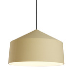 Zenc Pendant - Black / Pale Yellow