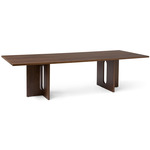 Androgyne Rectangular Dining Table - Dark Stained Oak