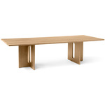 Androgyne Rectangular Dining Table - Natural Oak