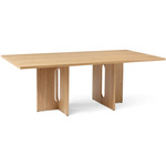 Androgyne Rectangular Dining Table - Natural Oak