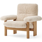 Brasilia Lounge Chair - Natural Oak / Natural Sheepskin
