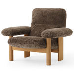 Brasilia Lounge Chair - Natural Oak / Root Sheepskin