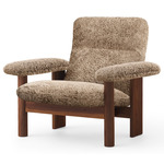 Brasilia Lounge Chair - Walnut / Sahara Sheepskin