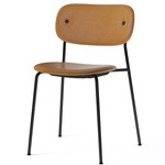 Co Upholstered Dining Chair - Black / Dakar Cognac Leather