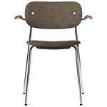 Co Upholstered Armchair - Chrome / Dark Oak / Remix 233