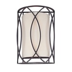 Sausalito Wall Sconce - Deep Bronze / Ivory