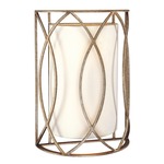Sausalito Wall Sconce - Silver Gold / Ivory