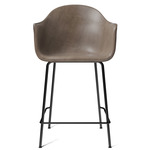 Harbour Armchair Stool - Black / Dakar Antilop Leather
