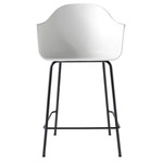 Harbour Armchair Stool - Black / Light Grey