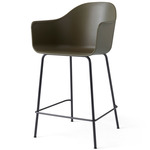 Harbour Armchair Stool - Black / Olive