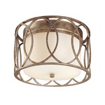 Sausalito Flush Mount - Silver Gold / Frosted