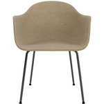 Harbour Steel Base Armchair - Black / Beige Boucle