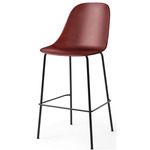 Harbour Side Stool - Black / Burned Red