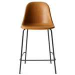 Harbour Side Stool - Black / Dakar Cognac Leather