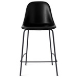 Harbour Side Stool - Black / Dakar Black Leather