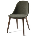 Harbour Wooden Base Side Chair - Dark Stained Oak / Fiord 961