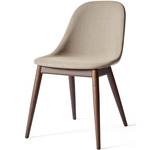 Harbour Wooden Base Side Chair - Dark Stained Oak / Remix 233