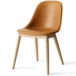 Harbour Wooden Base Side Chair - Natural Oak / Dakar Cognac Leather