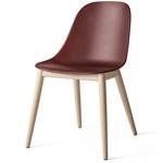 Harbour Wooden Base Side Chair - Natural Oak / Burned Red