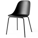 Harbour Steel Base Side Chair - Black / Black
