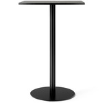 Harbour Round Base Rectangular Counter/Bar Table - Black / Charcoal