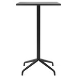 Harbour Footed Base Rectangular Counter/Bar Table - Black / Black Oak Veneer