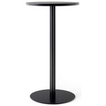 Harbour Round Counter/Bar Table - Black / Charcoal