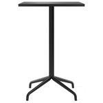 Harbour Footed Base Rectangular Counter/Bar Table - Black / Charcoal