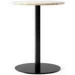 Harbour Round Dining Table - Black / Ivory Marble