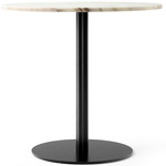 Harbour Round Dining Table - Black / Ivory Marble