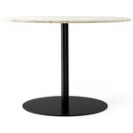 Harbour Round Dining Table - Black / Ivory Marble