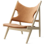 Knitting Lounge Chair - Natural Oak / Dunes Cognac