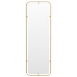 Nimbus Rectangular Mirror - Polished Brass