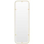 Nimbus Rectangular Mirror - Polished Brass