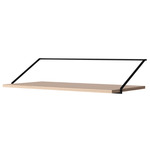 Rail Shelf - Black / Natural Oak