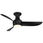 Corona Ceiling Fan with Light - Matte Black / Matte Black