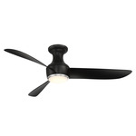 Corona Ceiling Fan with Light - Matte Black / Brushed Nickel / Matte Black