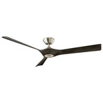 Torque Smart Ceiling Fan - Brushed Nickel / Ebony