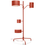 Statistocrat Floor Lamp - Vermillion