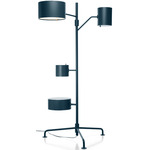 Statistocrat Floor Lamp - Sapphire Blue
