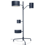 Statistocrat Floor Lamp - Grey Blue