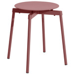 Fromme Metal Stool Set of 2 - Brown Red