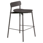 Fromme Metal Bar / Counter Stool - Black