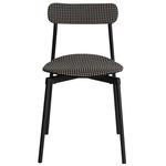 Fromme Soft Upholstered Chair - Black / Black/ Off White