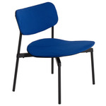 Fromme Soft Upholstered Lounge Chair - Black / Blue/ Black