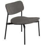 Fromme Soft Upholstered Lounge Chair - Black / Black/ Off White