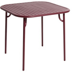 Week-End Cafe Table - Burgundy