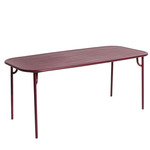 Week-End Dining Table - Burgundy