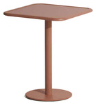 Week-End Square Bistro Table - Terracotta